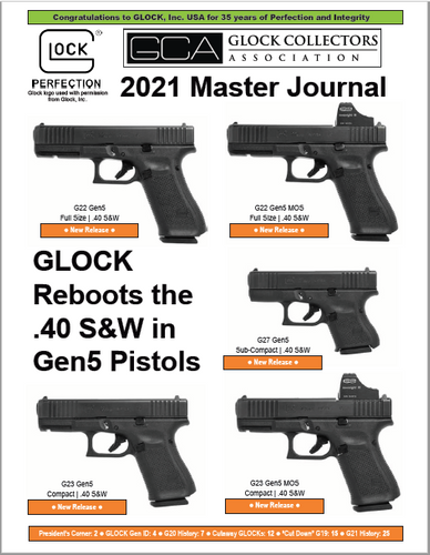 2021 Master Journal: GLOCK Serial Numbers, G20 and G21 History, Gen 4 (RTF-4)