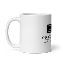 White glossy mug
