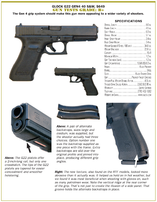 GLOCK To Phase Out Gen4 40 S&W Pistols