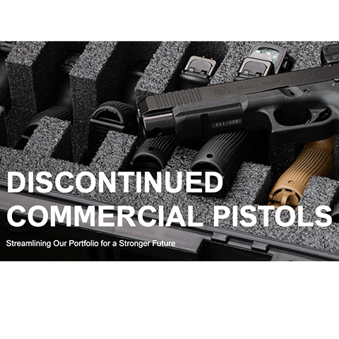 GLOCK Discontinues Pistols