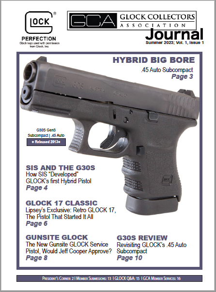Cover of Glock Collectors 2023 Journal