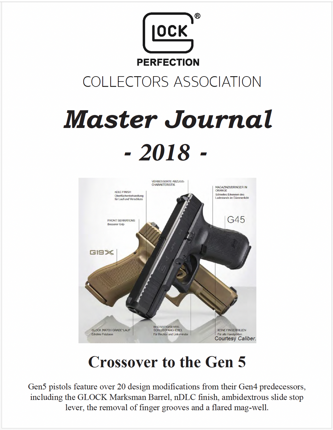 GCA Master Journal 3rd Edition 2018