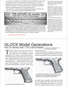 NEW! Master Journal, 6th Edition Revised 2024: Updated GLOCK Serial Numbers and Letter Prefixes