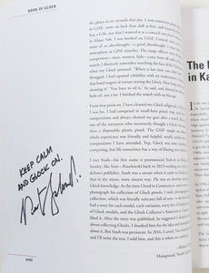 Autographed copy of Book of Glock