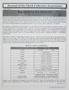 Glock Club Newsletter Volume 9, Issue 2 reprint