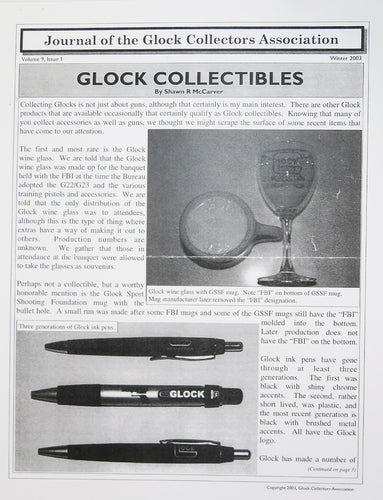 Glock club volume 9, issue 2 reprint