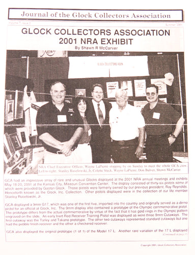 Journal of Glock Collectors Association Volume 7, Issue 3 reprint