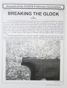 2006 Journal, Vol. 12/Iss. 1: Bell Helicopter GLOCK, Breaking the GLOCK